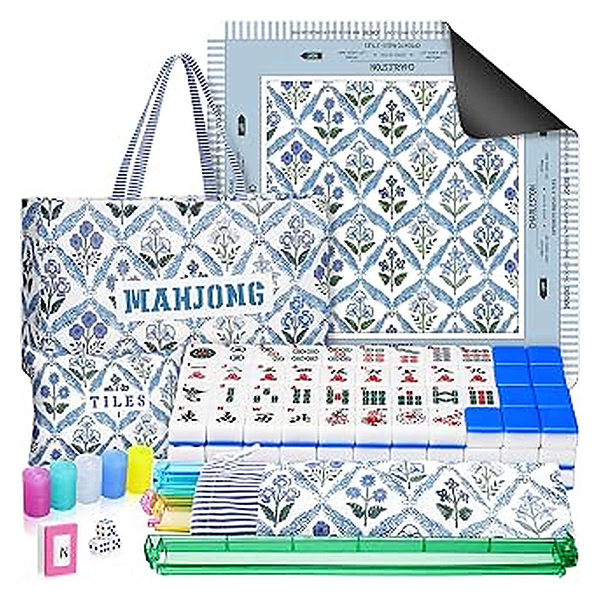 MARCWELL Lagoon Classic — American Mahjong 166-Tile Set, 30mm, Full Kit