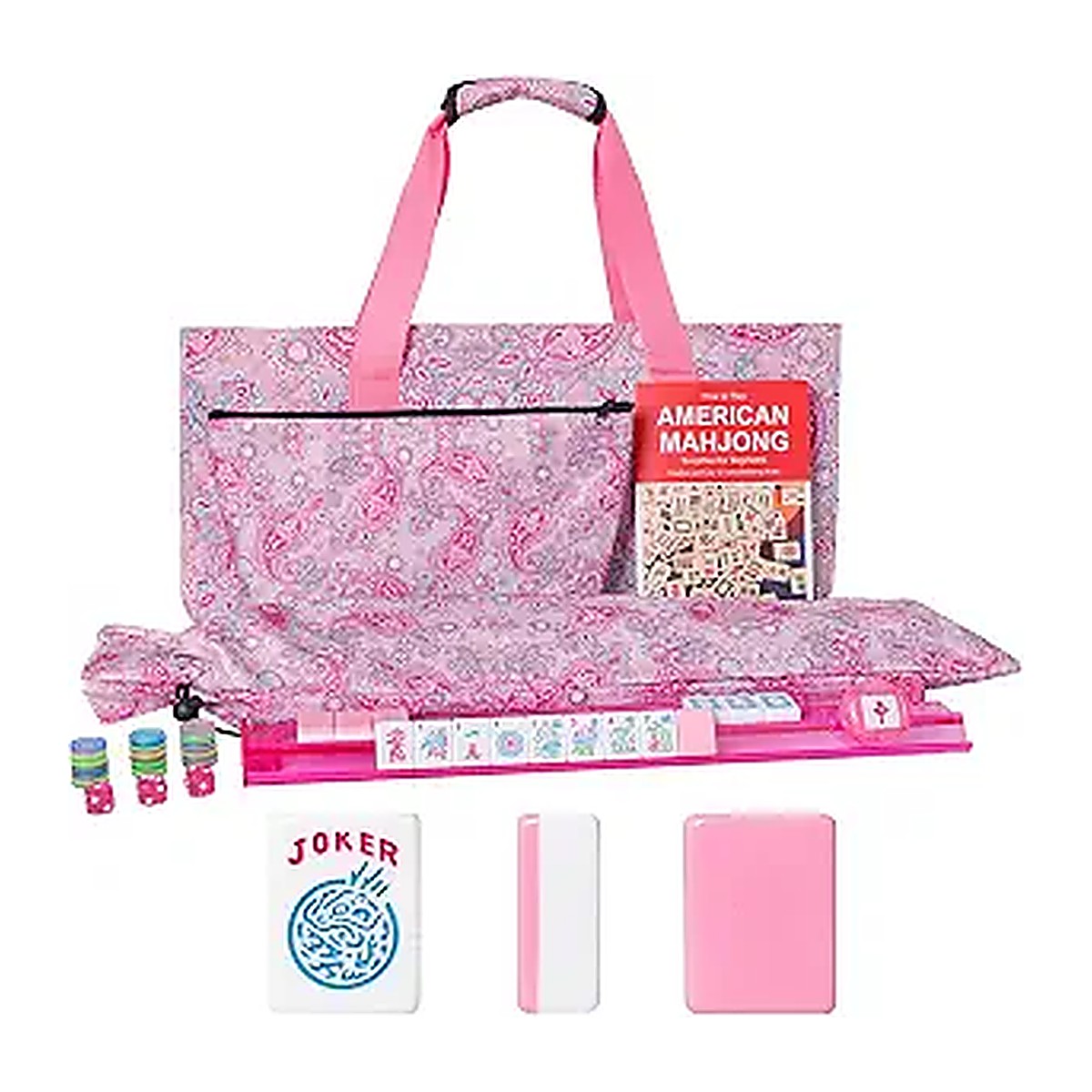 MARCWELL Blush Classic — American Mahjong 166-Tile Set, 30mm, Standard