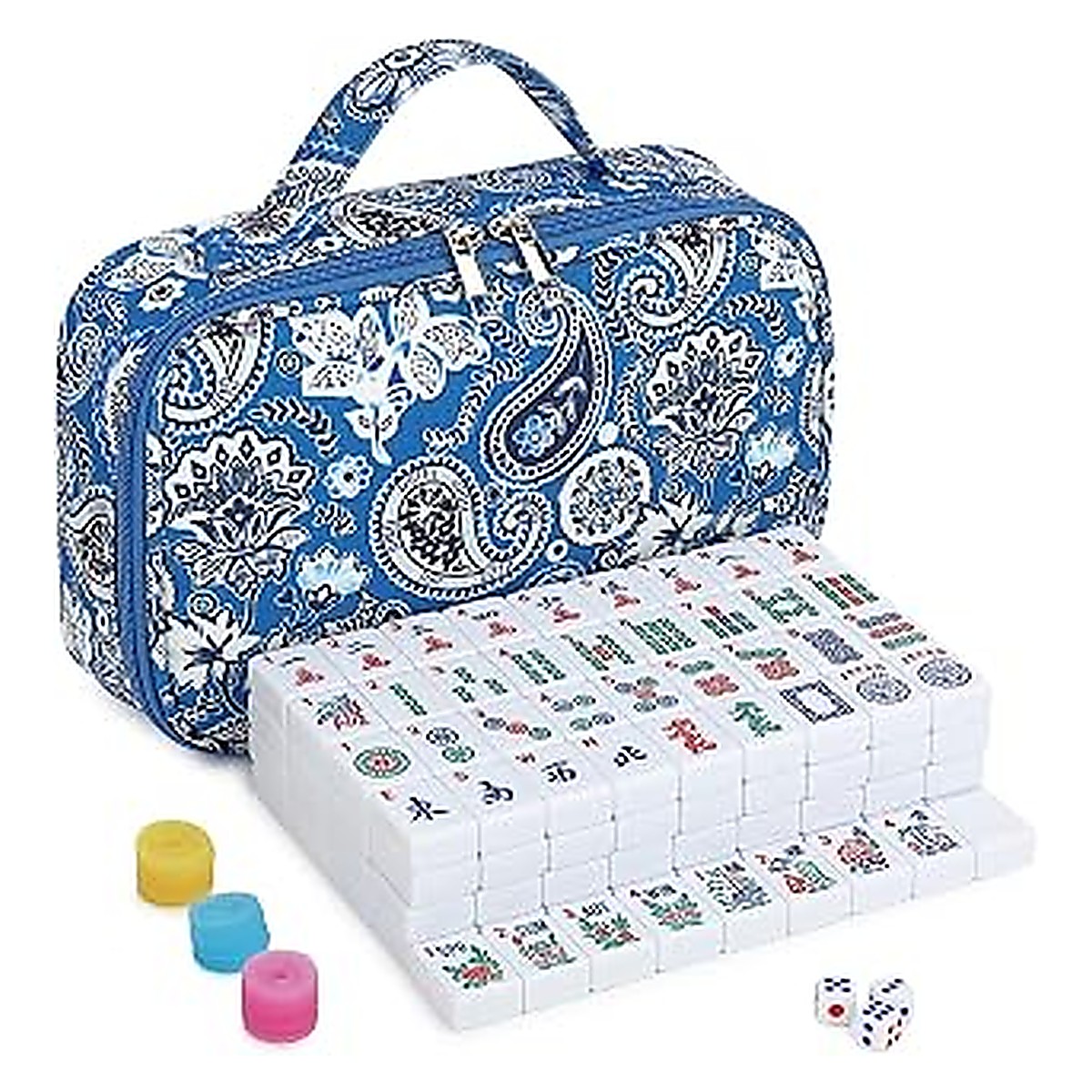 MARCWELL First Snow Classic — American Mahjong 166-Tile Set, 30mm, Lite