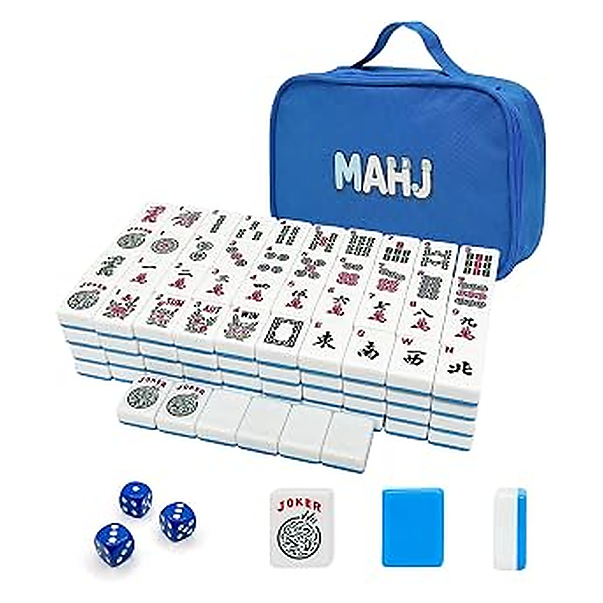 MARCWELL Lagoon Classic — American Mahjong 166-Tile Set, 30mm, Lite