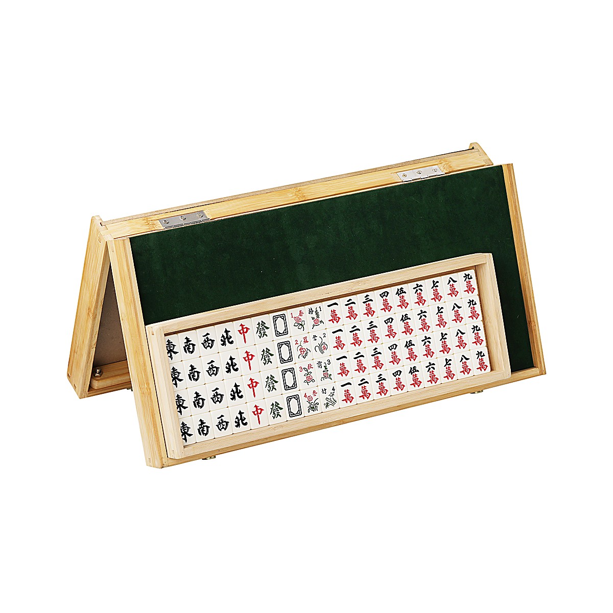 MARCWELL Ivory Homestead — Chinese Mahjong Set, 30mm, with Folding Table