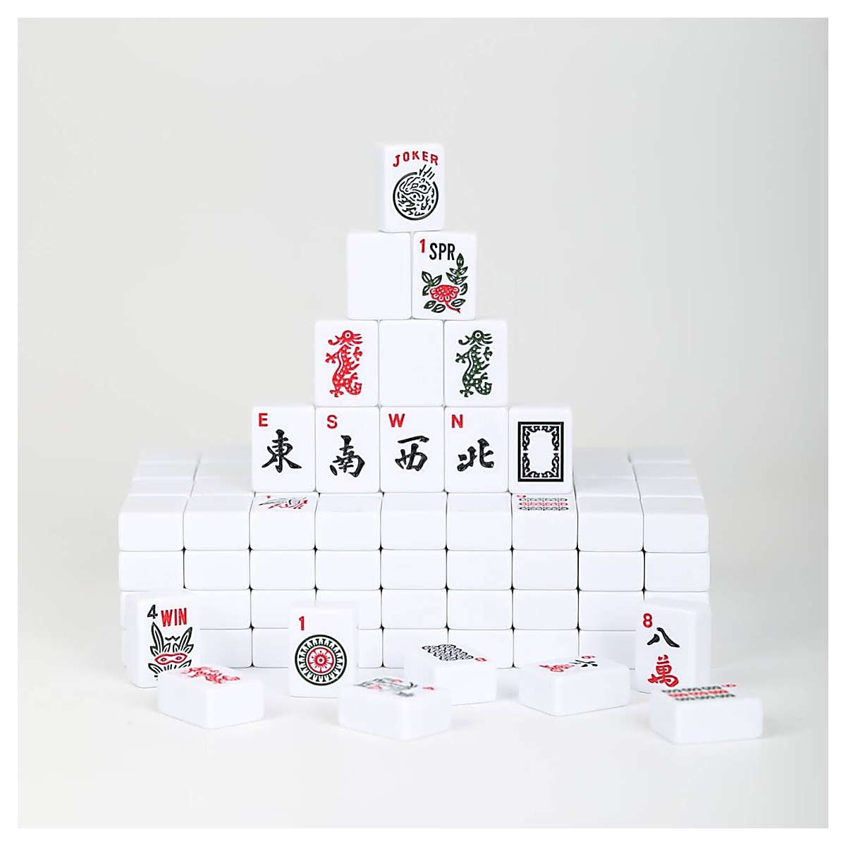 MARCWELL First Snow — Custom American Mahjong Set, 30mm (from 1 set)